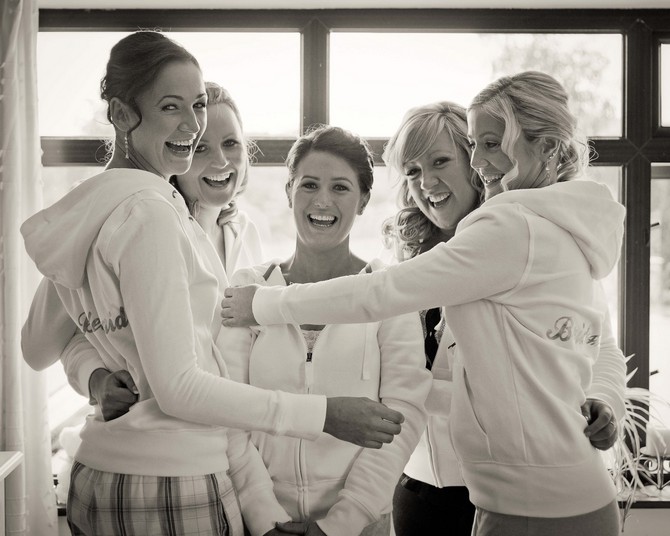 Bridesmaids morning outfits. Tara Aherne Photography Ireland bride and bridesmaids wedding photo